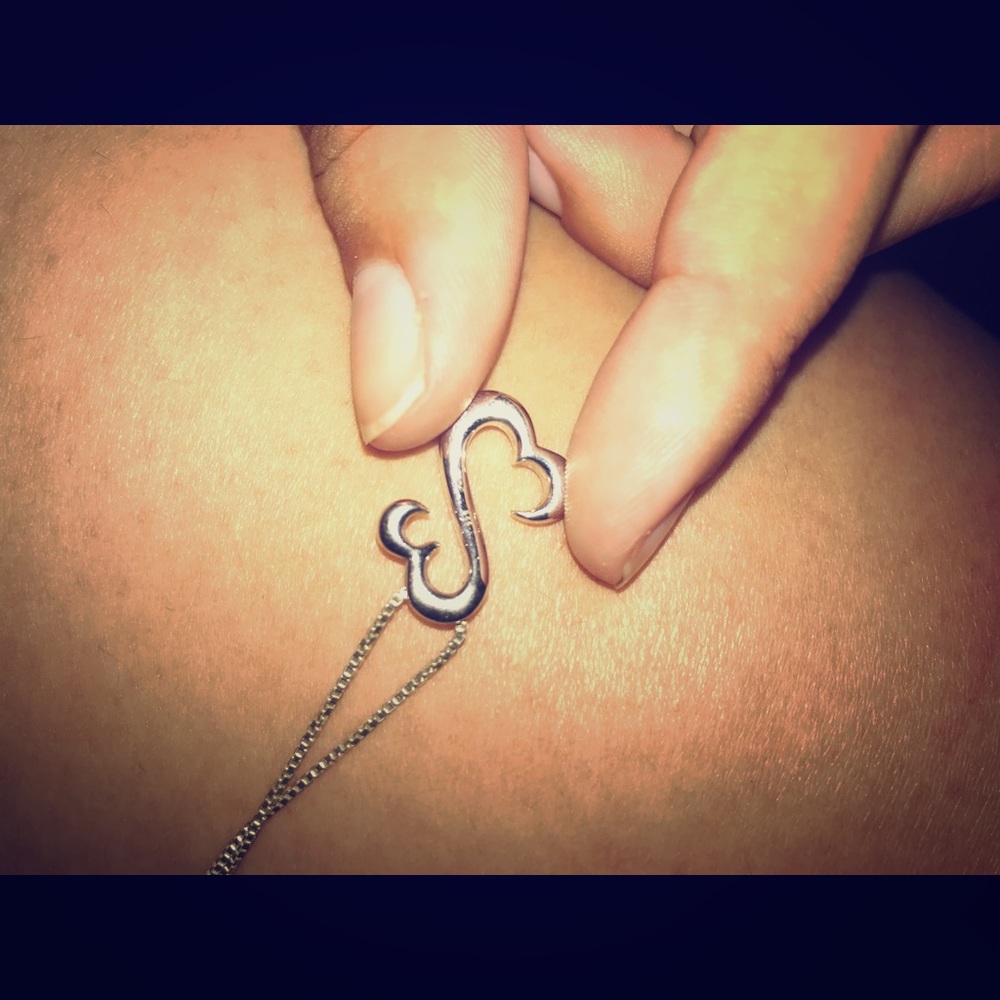 Jane seymore open heart necklace